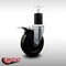 Service Caster 5'' SS Soft Rubber Swivel 1-3/4'' Expanding Stem Caster Total Lock Brake SCC-SSEXTTL20S514-SRS-134 - alternate 4